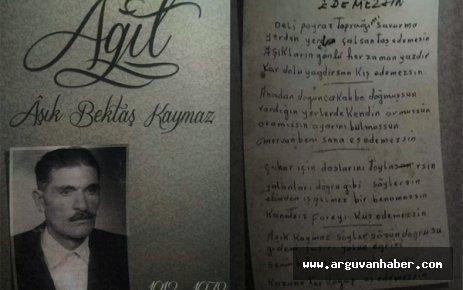 ÂŞIK BEKTAŞ KAYMAZ’IN AĞIT İSİMLİ KİTABI YENİDEN HAZIRLANDI