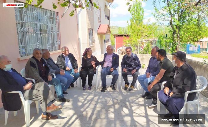 CHP İSTANBUL 2. BÖLGE MİLLETVEKİLİ ADAY ADAYI MUHARREM TEMİZ ARGUVANDA TAZİYE ZİYARETLERİNDE BULUNDU