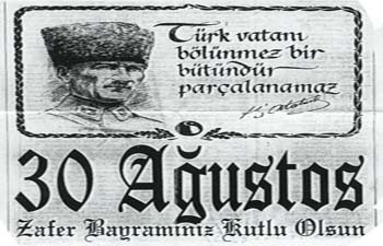 30 AĞUSTOS’UN 88. YILDÖNÜMÜ