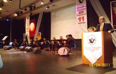 ARGUVAN TÜRKÜLERİ SES YARIŞMASI YAPILDI 