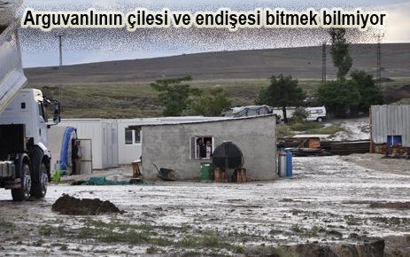 ARGUVAN'DA SAĞANAK YAĞIŞ HAYATI OLUMSUZ ETKİLEDİ 