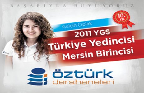 ARGUVANLI GÜLÇİN ÇIPLAK YGS'DE TÜRKİYE YEDİNSİCİ MERSİNDE İL BİRİNCİSİ OLDU 