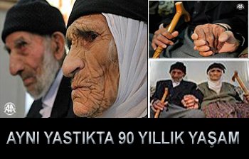AYNI YASTIKTA 90 YILLIK YAŞAM