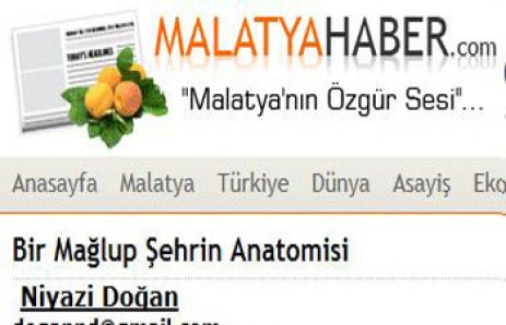 BİR MAĞLUP ŞEHRİN ANATOMİSİ 