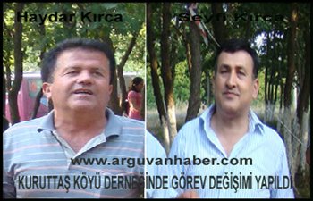 KURUTTAŞ KÖYÜ DERNEĞİNİN GENEL KURULU YAPILDI