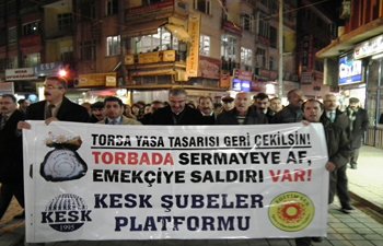 MALATYADA TORBA YASASI PROTESTO EDİLDİ 
