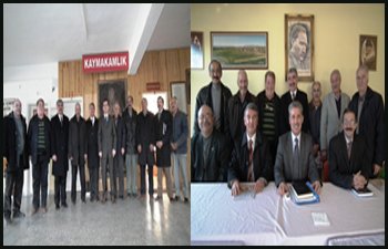 MALATYA’DAKİ ARGUVAN KÖY DERNEKLERİ ARGUVAN’DA TOPLANDILAR KAYMAKAM VE BELEDİYE BAŞKANINI ZİYARET ETTİLER  