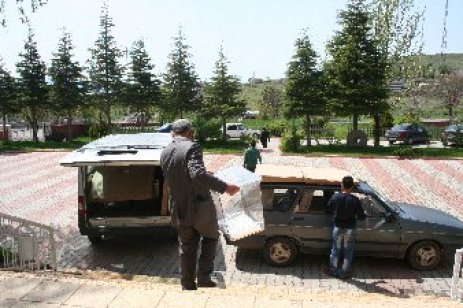 SEÇİM SANDIKLARI MUHTARLARA TESLİM EDİLDİ  