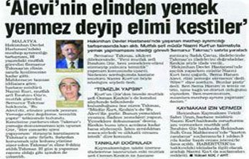 ALEVİ KADINA SATIRLA SALDIRI DAVASI