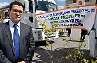 MALATYA'DA 27 BİN ADET DUT FİDANININ DAĞITILDIĞI...