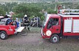 EYMİRDE ÇIKAN YANGIN UCUZ ATLATILDI