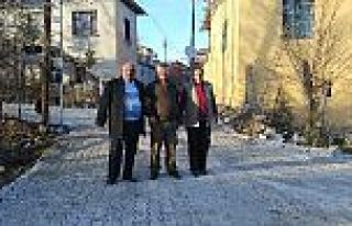 BOZAN MAHALLESİ YOLLARINA KİLİT TAŞ DÖŞENDİ