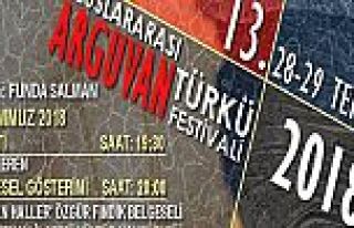 ARGUVAN TÜRKÜ FESTİVALİ 28-29 TEMMUZDA