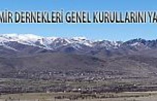 EYMİR DERNEKLERİ OLAĞAN GENEL KURULLARINI YAPTILAR