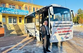 ARGUVAN BELEDİYE BAŞKANI ERSOY EREN BELEDİYEYE...