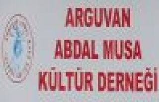 ARGUVAN ABDAL MUSA KÜLTÜR DERNEĞİNDEN AÇIKLAMA