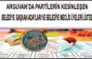 ARGUVAN'DA BAŞKAN ADAYLARI VE BELEDİYE MECLİS ÜYELERİNİN...
