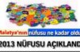 ARGUVAN'IN NÜFUSU 9 BİN 038 OLARAK AÇIKLANDI