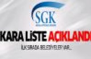 BELEDİYELER SGK, PİRİM BORCU İLE KARA LİSTEYE...