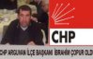 CHP ARGUVAN İLÇE BAŞKANI İBRAHİM ÇOPUR OLDU