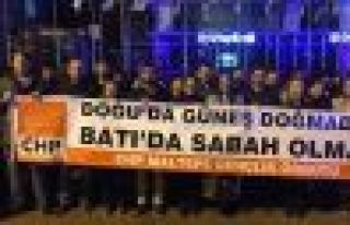 CHP'Lİ GENÇLER DOĞUDA GÜNEŞ DOĞMADAN BATI'DA...