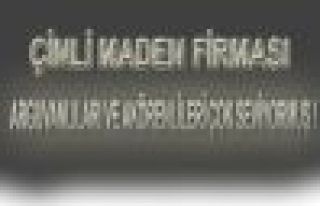 ÇİNLİ FİRMA ARGUVANI VE AKÖRENLİLERİ ÇOK SEVİYORMUŞ...