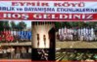 EYMİR KÖYÜNDE BİRLİK VE BERABERLİK ŞENLİKLERİ...