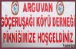 GÖÇERUŞAĞI KÖYÜ DERNEĞİ PİKNİĞİ 13 HAZİRAN’DA