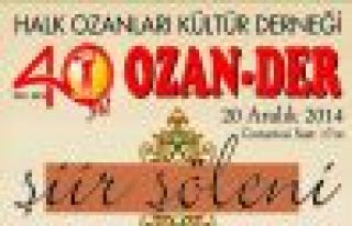 HALK OZANLARI KÜLTÜR DERNEĞİNDEN ŞİİR ŞÖLENİ