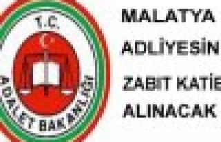 MALATYA ADLİYELERİNE ZABIT KATİBİ ALIMI YAPILACAK