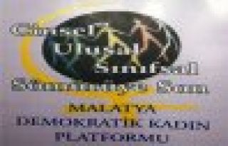 MALATYA DEMOKRATİK KADIN PLATFORMU’NUN 8 MART ETKİNLİKLERİ