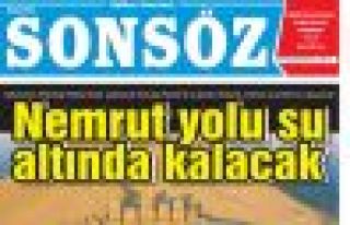 NEMRUTA MALATYA TARAFINDAN ULAŞIM SAĞLAYAN YOL SU...