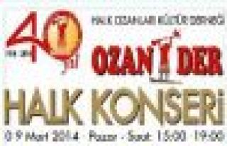 OZAN-DER'DEN '40. YILDA 40 OZAN' KONSERİ