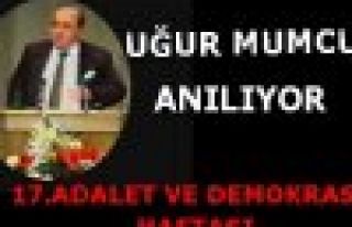 UĞUR MUMCU VAKFI 17. ADALET VE DEMOKRASİ HAFTASI...